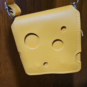 Cheesehead Whimsical Yellow Shoulder Bag